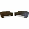 Garnitur Dakota JR 9800 Leder Fuerte Braun 2 Sofas