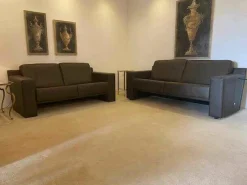 Garnitur Dakota JR 9800 Leder Fuerte Braun 2 Sofas