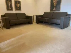 Garnitur Dakota JR 9800 Leder Fuerte Braun 2 Sofas