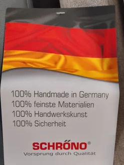 Garnitur KS 032219 Münichau Stoff JAB Donovan Braun 1-1354-075 Fuß Buche Nussbaumfarbig