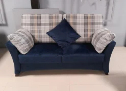 Garnitur KS 9720-1 Sydney Stoff 657577 Fuß Buche Maronfarbig 2 Sofas