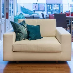 Garnitur Lavinia mit Armlehne Stoff 4656-26 Creme