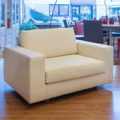 Garnitur Lavinia mit Armlehne Stoff 4656-26 Creme