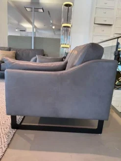 Garnitur Malin Leder Leder schiefer Toskana 2 Sofas