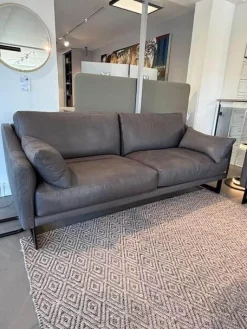 Garnitur Malin Leder Leder schiefer Toskana 2 Sofas
