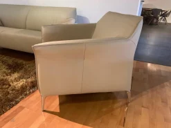 Garnitur Mayon Leder Senso 4400 Off White 1 Sofa 2 Sessel