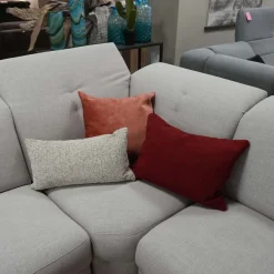 Garnitur Sofa Regina mit Sessel Vinson Stoff Escana Naturel