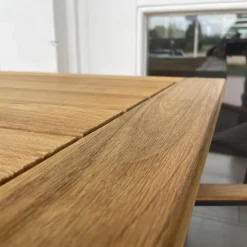 Garten Tischgruppe Tisch Bistro Geölt Mit 2 Stühlen