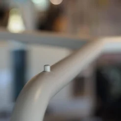 Geradobenständer Selma Pulverbeschichtet Rosenholz Rose-Weiß