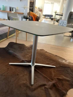 Höhenverstellbarer Couchtisch Dualo Keramik Zement Grau