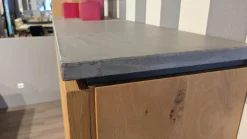 Highboard Calvi Eiche Dickfurnier Natur Absatz Beton