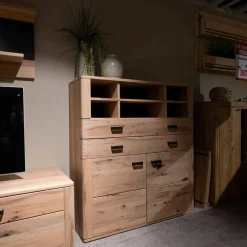 Highboard Cartago Astbuche Massiv