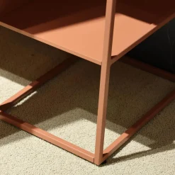 Highboard Catona C71 Lack Samtbeere 489 Rosa Tür 97 Pushbeschlag Inklusive Metall Sockelrahmen