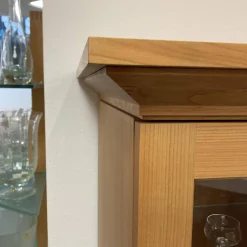 Highboard Eloise Kirschbaum Vitrine mit Glasböden