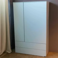 Highboard Gallery M Merano Lack Eisblau