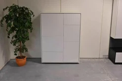 Highboard Mooi Lack Weiß