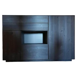 Highboard Puro 432 M Bergfichte Gebürstet Schiefer Lackiert