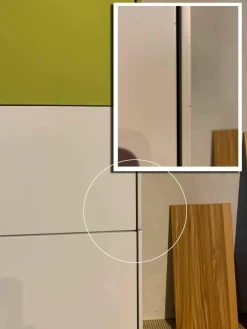 Highboard Soma Weiß Kernnussbaum Lemon