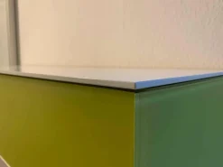 Highboard Soma Weiß Kernnussbaum Lemon