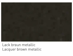 Highboard Star Lack Braun Metallic Türfronten Räuchereiche