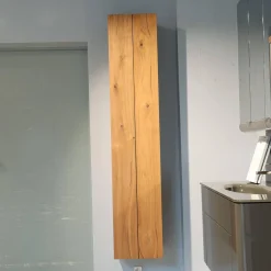 Hängeelement Gentis Bad 10311 Kernnussbaum Naturstamm