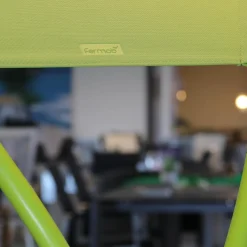 Hängematte Grün Bezug Outdoor Batyline Farbe Eisenkraut Rundgestell Stahl Lackiert