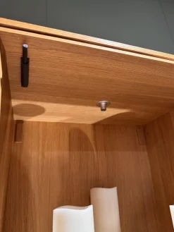 Hängeschrank Eiche Natur Front Venedig Eiche Natur Und Rauchglas Mit Beleuchtung