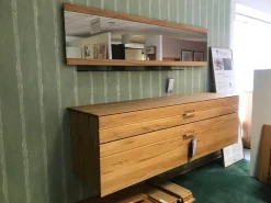 Hängesideboard Casa Vita Kernbuche Massiv Geölt ohne Spiegel