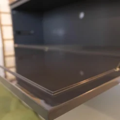 Hängesideboard Pass Korpus Lack Matt Blei Front Und Top Lack Hochglanz Blei