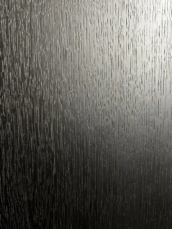 Hochschrank Shape 30 Collector Front Dark Beauty Quadrat Messing Brüniert Korpus Eiche Anthrazit Matt Lackiert Mit Beleuchtung