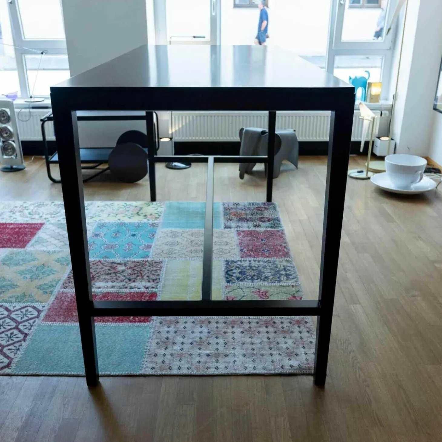 Hochtisch Buche Gebeizt Wenge HG 110 Seidenmatt