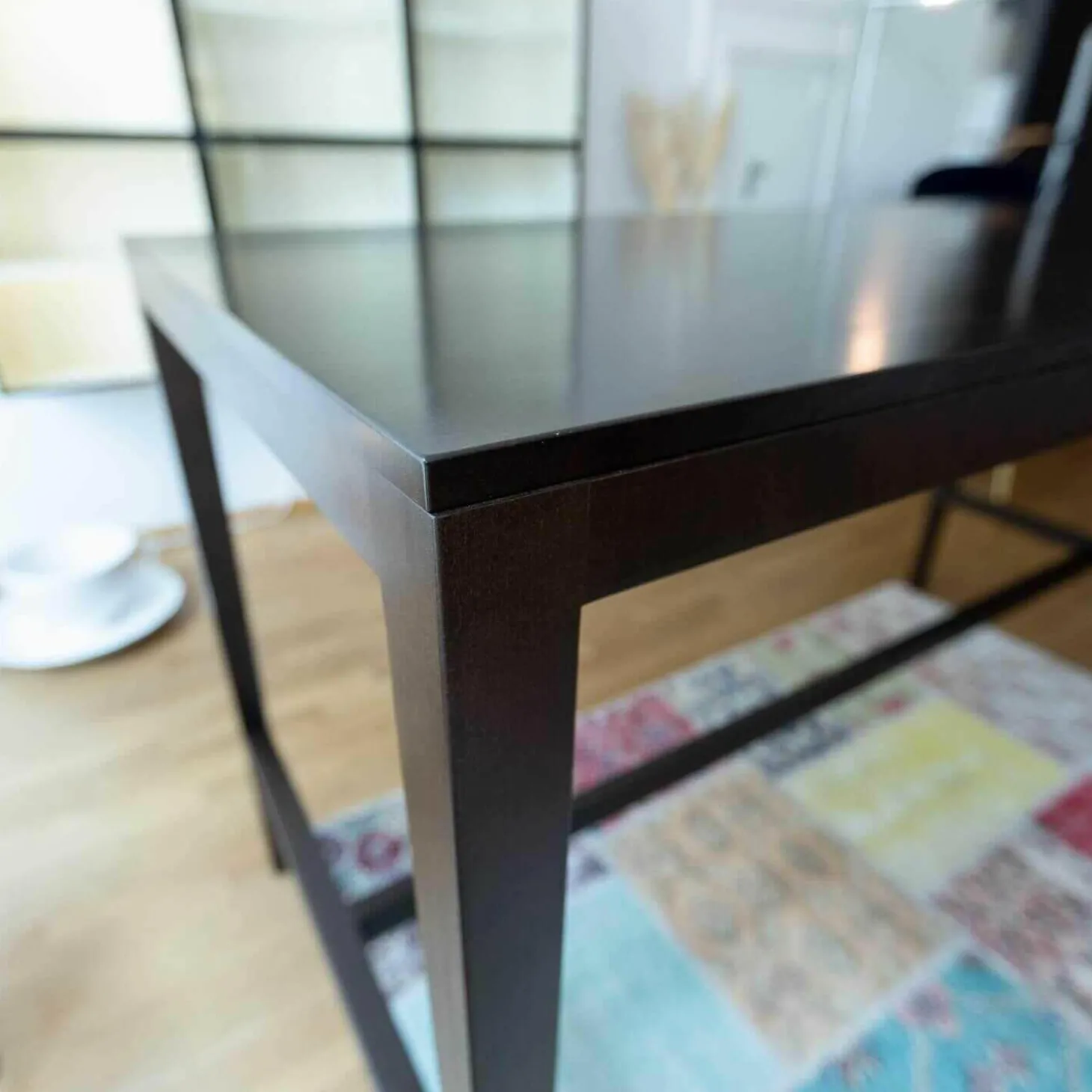 Hochtisch Buche Gebeizt Wenge HG 110 Seidenmatt