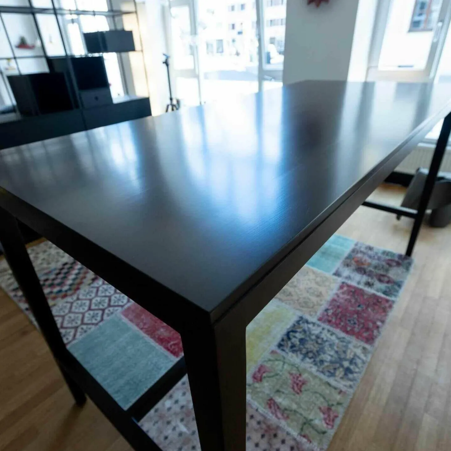 Hochtisch Buche Gebeizt Wenge HG 110 Seidenmatt