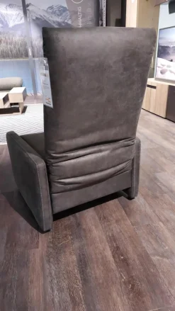 Hocker 7112 Type 31 L Verwandelbar Stoff K Nevada Anthrazit Mit Kontrastnaht Mit Rollen