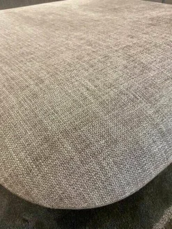 Hocker Adam Stoff Enza 222 Farbe 16676 Grau