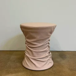 Hocker Bellows 222 H1 Leder Cashmere Wild Rose Rosa Gestell Holzkonstruktion Mit Gasfeder