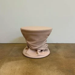 Hocker Bellows 222 H1 Leder Cashmere Wild Rose Rosa Gestell Holzkonstruktion Mit Gasfeder