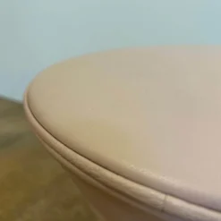 Hocker Bellows 222 H1 Leder Cashmere Wild Rose Rosa Gestell Holzkonstruktion Mit Gasfeder