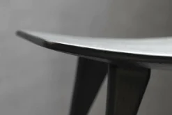 Hocker Blackstone Osso Eiche Schwarz Lackiert