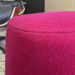 Hocker Frank Oval Stoff Ego Farbe Bordeaux