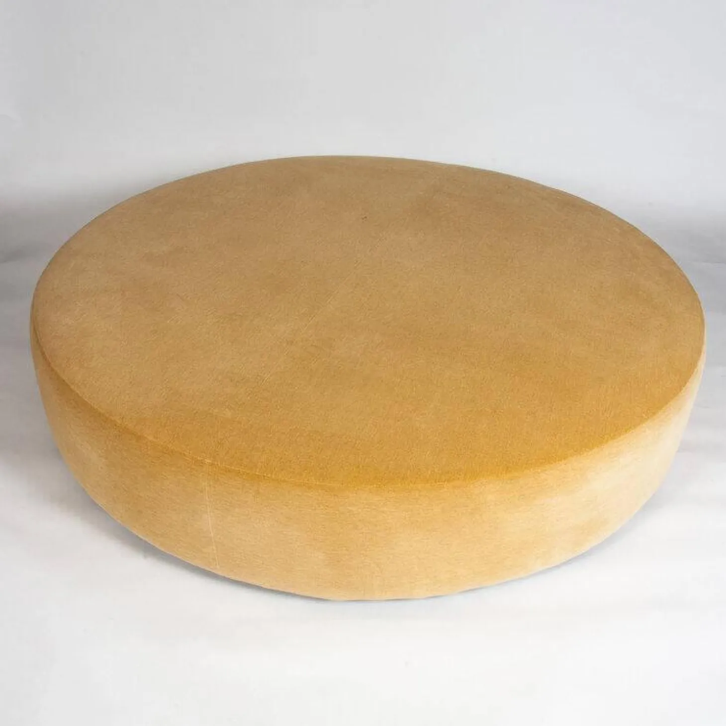 Hocker Harry Stoff Luni 2528450 Samt Rustikal Messing Goldgelb Füße Schwarz