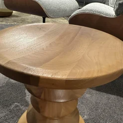 Hocker Stools A Nussbaum Massiv Gedrechselt Lackiert