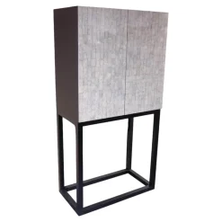 Kabinettschrank Mingkasa Front Eggshell Lack Grau Grün Eiche Massiv Schwarz Gebeizt Und Lackiert