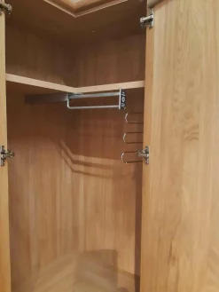 Kleiderschrank Lando Eiche Sand Türen Massiv Korpus Furniert