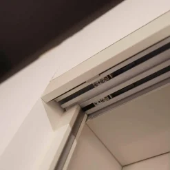 Kleiderschrank Schiebetürensystem Sipario Lack Kristallweiß