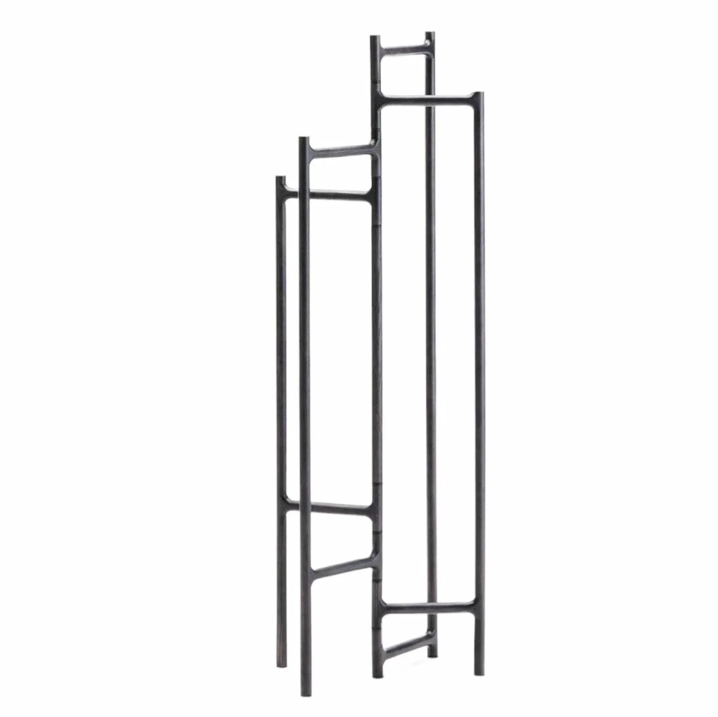 Kleiderständer Ceiba Esche Massiv Karbon