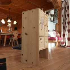 Kommode 12-101-9 Zirbelkiefer Voll Massiv Mit 6 Schubladen