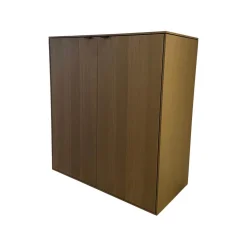 Kommode Cube Fine Esche Quarz Korpus Mattlack M81 Bahia Matt Grün Griff Leder Schwarz Mit Keder