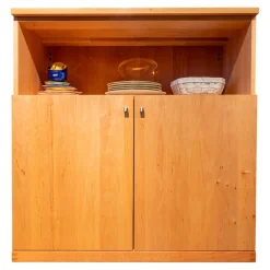 Kommode Cubus Holz Erle Massiv mit 2 Türen