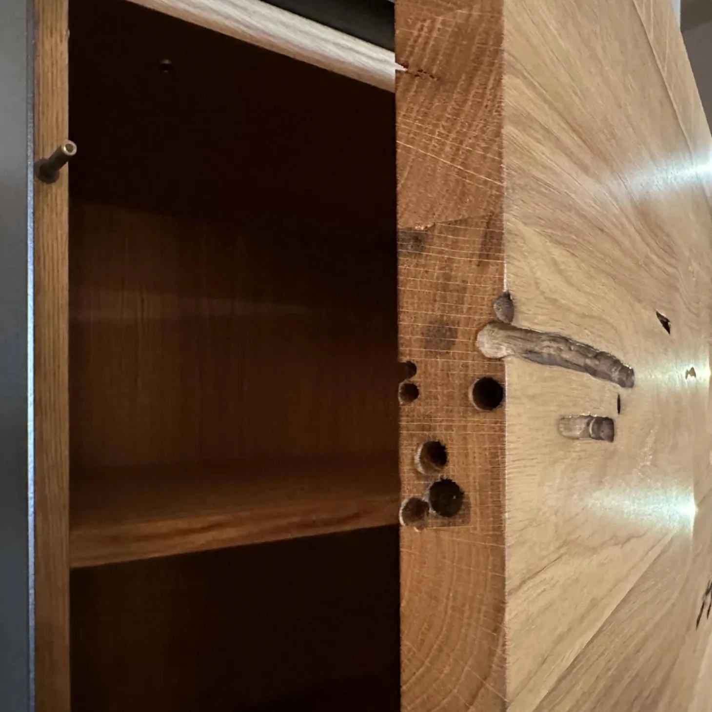 Kommode Rialto Front Briccola Pfahlholz Aus Venedig Korpus Eisen Lackiert Mit 2 Türen